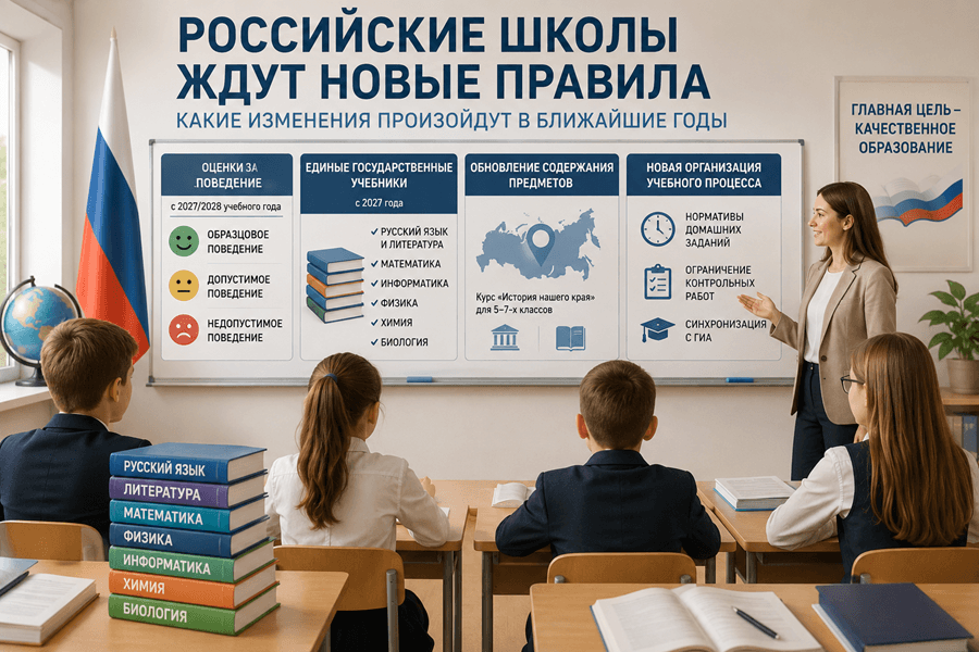 Российские школы ждут новые правила: какие изменения произойдут в ближайшие годы